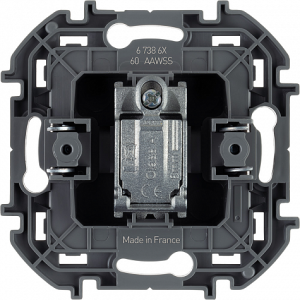Розетка телевизионная TV проходная, слоновая кость, INSPIRIA Legrand 673861