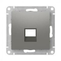 Лицевая панель для розетки компьютерной RJ45 Keystone, Сталь, AtlasDesign SE ATN000984