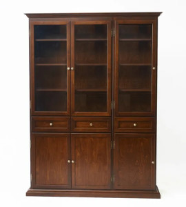 Компоновка шкафов из массива березы "Онегин", Орех, TADORNA 257R-157R-N