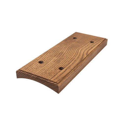 Накладка 3 местная деревянная на бревно D240 мм, ясень в масле, DecoWood ОММ3-240