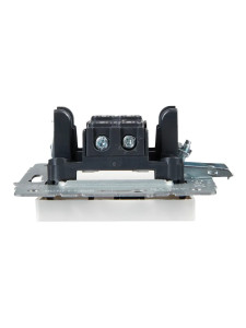 Выключатель 1 кл. проходной с подсветкой, Белый, Brite IEK BR-V12-1-10-K01