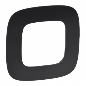 Рамка 1 местная, Матовый черный, Valena Allure Legrand 754401