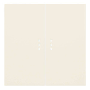 Лицевая панель выключателя 2 кл. перекрестного с подсветкой, Кремовый сатин, Rikett 35615 MC