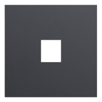 Лицевая панель на механизм инф. роз., Черный сатин, Rikkett 35441 MB