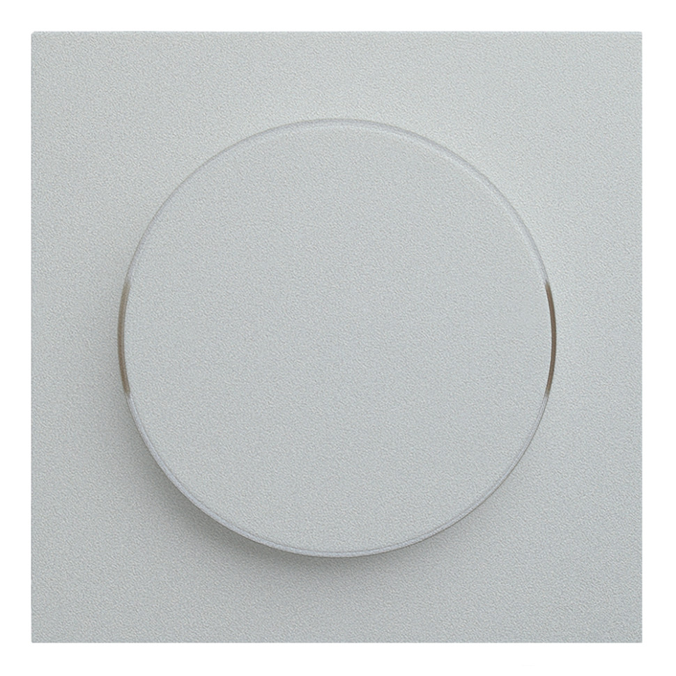 Лицевая панель для поворотного диммера, Серебро, Rikkett 35721 SV