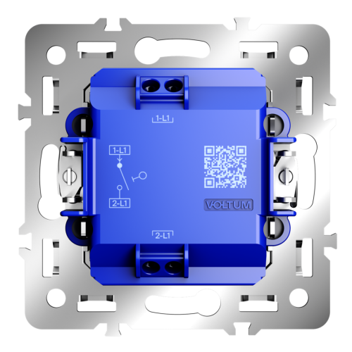 Механизм кнопки без фиксации 1-кл 10А, S70 Voltum VLS0106M