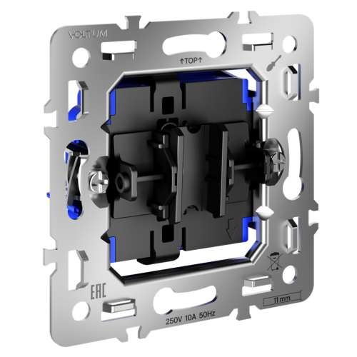 Механизм кнопки без фиксации 1-кл 10А, S70 Voltum VLS0106M