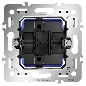 Механизм кнопки без фиксации 1-кл 10А, S70 Voltum VLS0106M