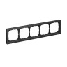 Рамка 5 местная, металл, Оникс, ArtGallery SE GAL312305 Рамка 5 местная, металл, Оникс, ArtGallery SE GAL312305