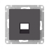 Лицевая панель для розетки компьютерной RJ45 Keystone, Базальт, AtlasDesign SE ATN001484 Лицевая панель для розетки компьютерной RJ45 Keystone, Базальт, AtlasDesign SE ATN001484