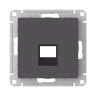 Лицевая панель для розетки компьютерной RJ45 Keystone, Базальт, AtlasDesign SE ATN001484 Лицевая панель для розетки компьютерной RJ45 Keystone, Базальт, AtlasDesign SE ATN001484
