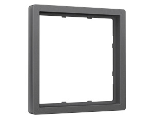 Рамка 1 местная пластик, Антрацит серый, Sigma Mental Ambrella Volt SF150651