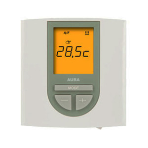 Терморегулятор теплого пола электронный, белый, AURA VTC 550