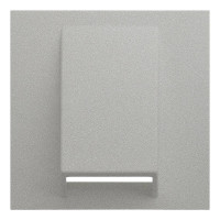 Лицевая панель для вывода кабеля, Платина, Rikkett 35170 PL