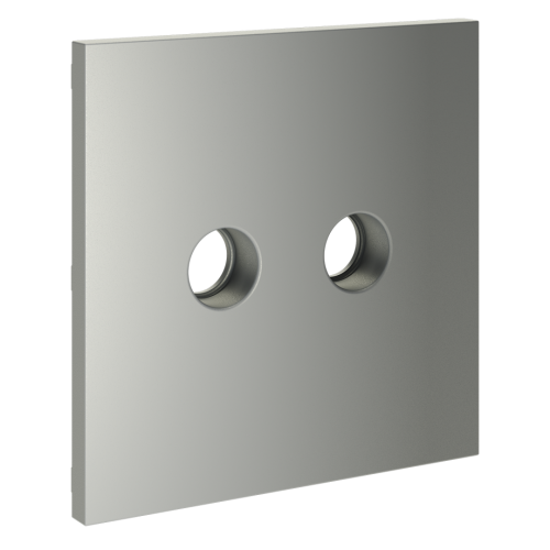 Лицевая панель для розетки телевизионной оконечной TV+SAT, Сталь, S70 Voltum VLS001605