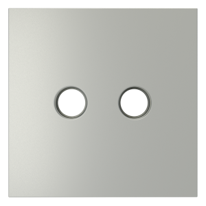 Лицевая панель для розетки телевизионной оконечной TV+SAT, Сталь, S70 Voltum VLS001605