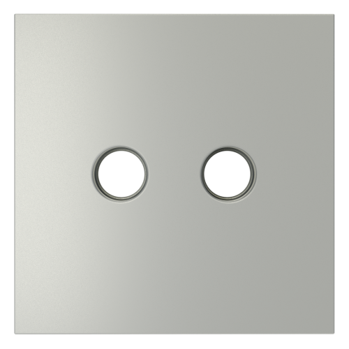 Лицевая панель для розетки телевизионной оконечной TV+SAT, Сталь, S70 Voltum VLS001605