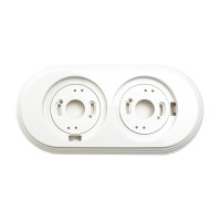 Рамка 2 местная, белый, Edisel Basic FrW-02