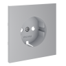 Лицевая панель для розетки с З/К, Серый, S70 Voltum VLS000616