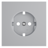 Лицевая панель для розетки с З/К, Серый, S70 Voltum VLS000616