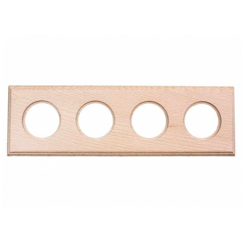 Рамка 4 местная деревянная на бревно D340 (внутренний монт.), прямоугольник, Натурэль,, Шедель Bironi BF4C34-640-10 Рамка 4 местная деревянная на бревно D340 (внутренний монт.), прямоугольник, Натурэль,, Шедель Bironi BF4C34-640-10