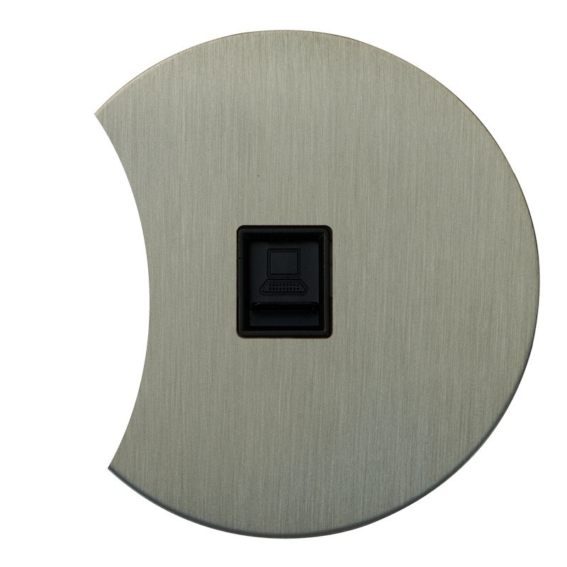 Розетка компьютерная RJ45 (внутренний монт.) дополнит., Никель, Аrt Salvador EU010206 Розетка компьютерная RJ45 (внутренний монт.) дополнит., Никель, Аrt Salvador EU010206