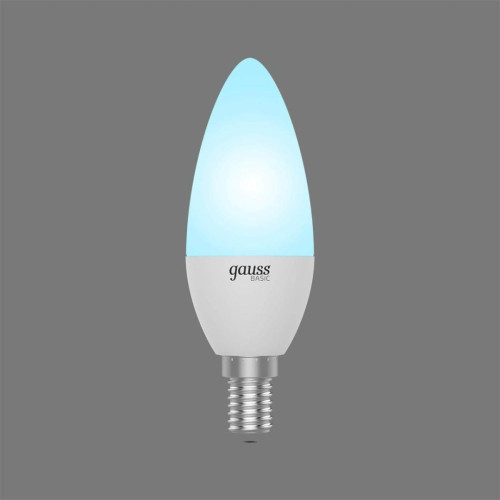 Лампа светодиодная Gauss E14 5,5W 4100К матовая 1033126