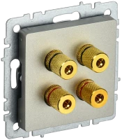 Аудиорозетка, Шампань, Brite IEK BR-S40-K37