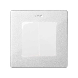 Рамка 1 местная, Алюминий, Simon 24 2400610-033