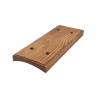 Накладка 3 местная деревянная на бревно D280 мм, ясень в масле, DecoWood ОММ3-280
