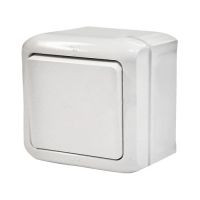 Кнопка без фиксации 1 кл. герметичная IP44,, белый, Quteo Legrand 782305