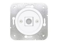 Розетка телевизионная TV (внутренний монт.), Белая ночь, Лахта ТМ МезонинЪ GE35321-40