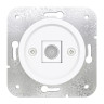 Розетка телевизионная TV (внутренний монт.), Белая ночь, Лахта ТМ МезонинЪ GE35321-40