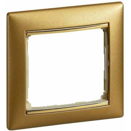Рамка 1 местная, матовое золото, Valena Classic Legrand 770301