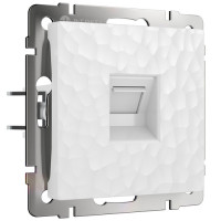 Розетка компьютерная RJ45 Cat. 5e, Hammer белый, Werkel W1281001