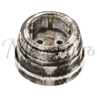Ретро розетка фарфоровая с 3/К, art-nero, ТМ МезонинЪ GE70301-40