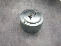 Выключатель тумблерный 2 кл. проходной, металл, Сталь, Petrucci 3066VST