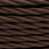 Ретро кабель витой 2x2,5 коричневый матовый Bironi B1-425-72