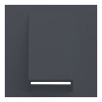 Лицевая панель для вывода кабеля, Базальт, Rikkett 35170 BT