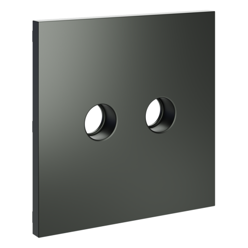 Лицевая панель для розетки телевизионной оконечной TV+SAT, Титан, S70 Voltum VLS001606