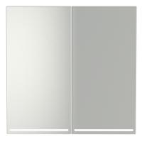 Клавиши для выключателя 2-кл с подсветкой, Сталь, S70 Voltum VLS000405