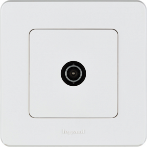 Розетка телевизионная TV оконечная, белый, INSPIRIA Legrand 673870