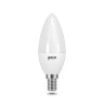 Лампа светодиодная Gauss E14 6.5W 3000К матовая 103101107