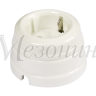 Ретро розетка фарфоровая с 3/К, Белый, ТМ МезонинЪ GE70303-01 Ретро розетка фарфоровая с 3/К, Белый, ТМ МезонинЪ GE70303-01
