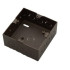 Подъемная коробка 1 местная для рамки, Состаренный металл, Villaris-Loft 4828222