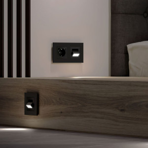 Встраиваемая подсветка LED Turn, Черный матовый, Werkel W1154708