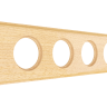 Рамка 4 местная деревянная (внутренний монт.), прямоугольник, Бук натуральный, Лахта ТМ МезонинЪ GE70864-25