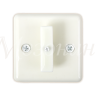 Выключатель фарфоровый 1 кл. проходной (2 положения), белый, ТМ МезонинЪ GE80404-01