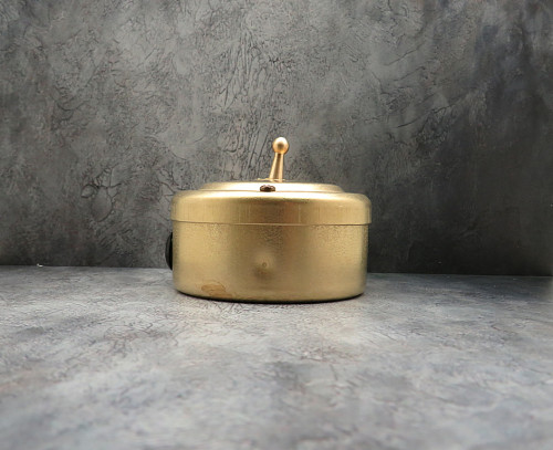 Выключатель тумблерный 1 кл. перекрестный, металл, Латунь, Petrucci 307VBS