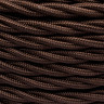 Ретро кабель витой 2x2,5 коричневый глянцевый Bironi B1-425-072